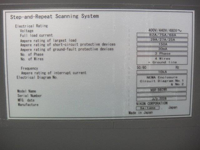 图为 已使用的 NIKON NSR S609B 待售