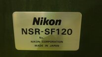 Photo Used NIKON NSR SF120 For Sale