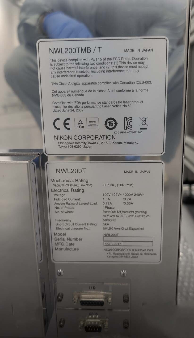 圖為 已使用的 NIKON NWL 200T 待售