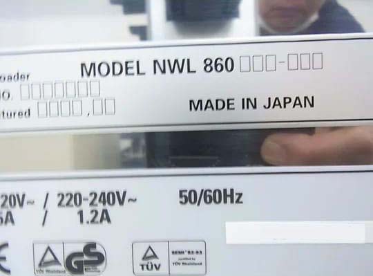 圖為 已使用的 NIKON NWL 860 待售