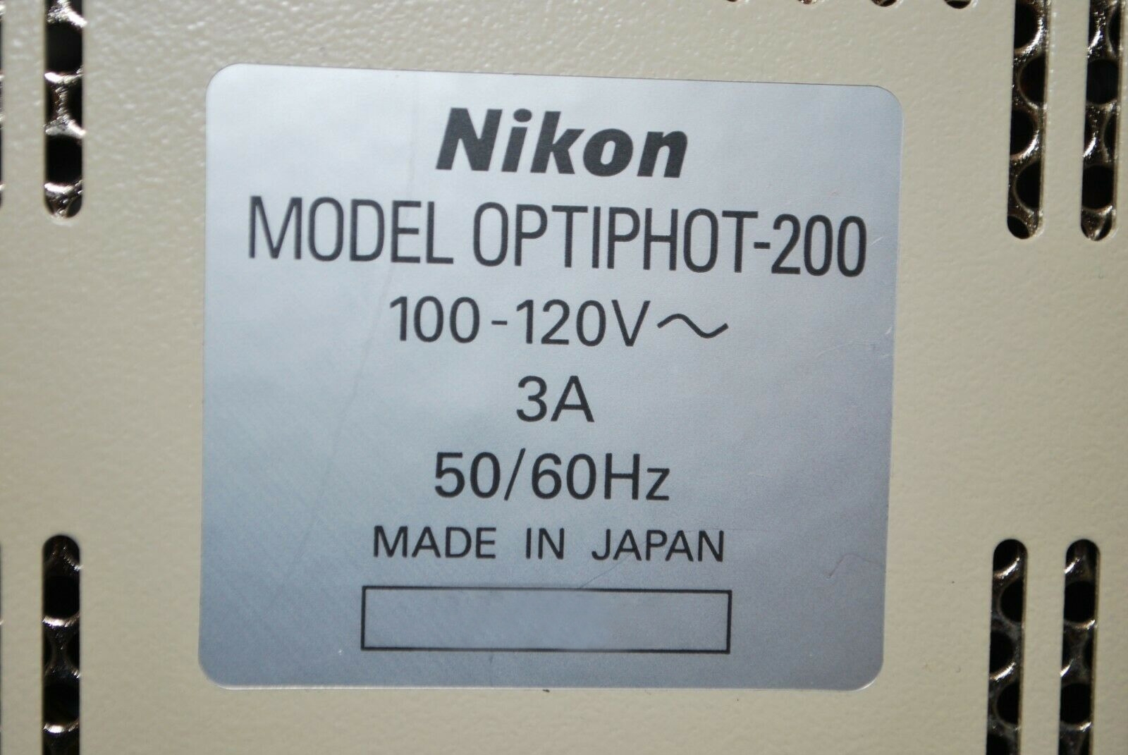 Photo Used NIKON Optiphot 200 For Sale