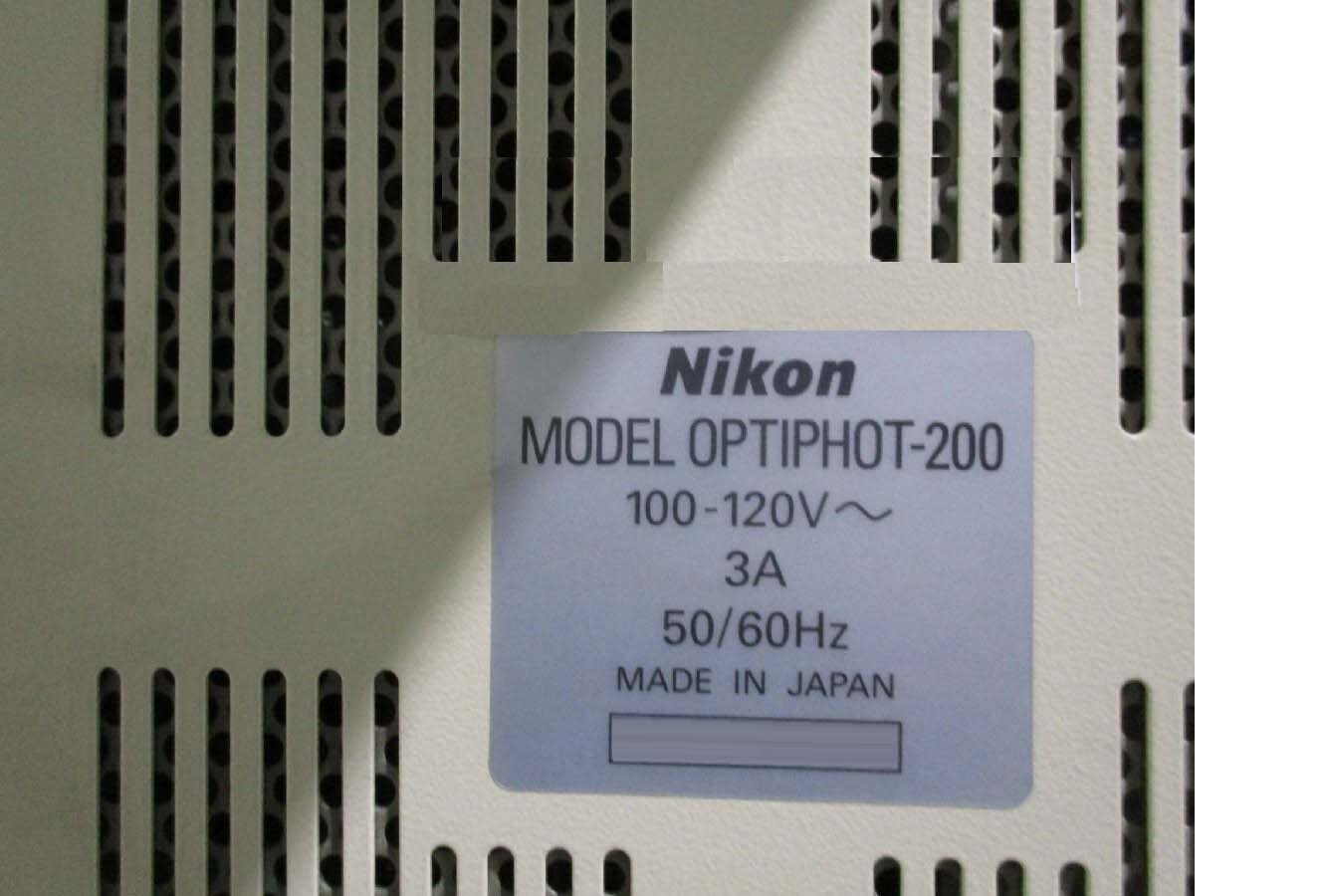 Foto Verwendet NIKON Optiphot 200 Zum Verkauf