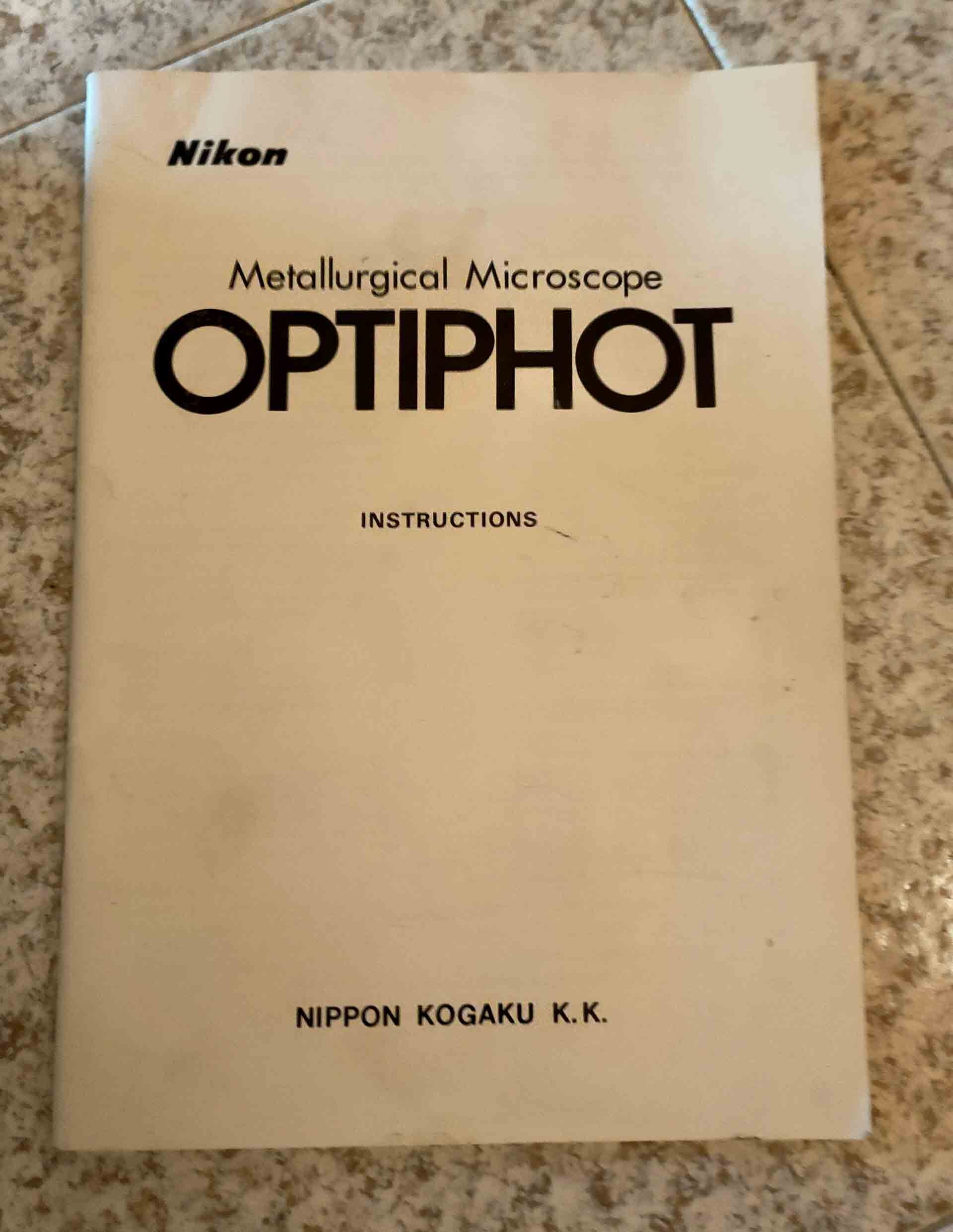 圖為 已使用的 NIKON Optiphot 待售