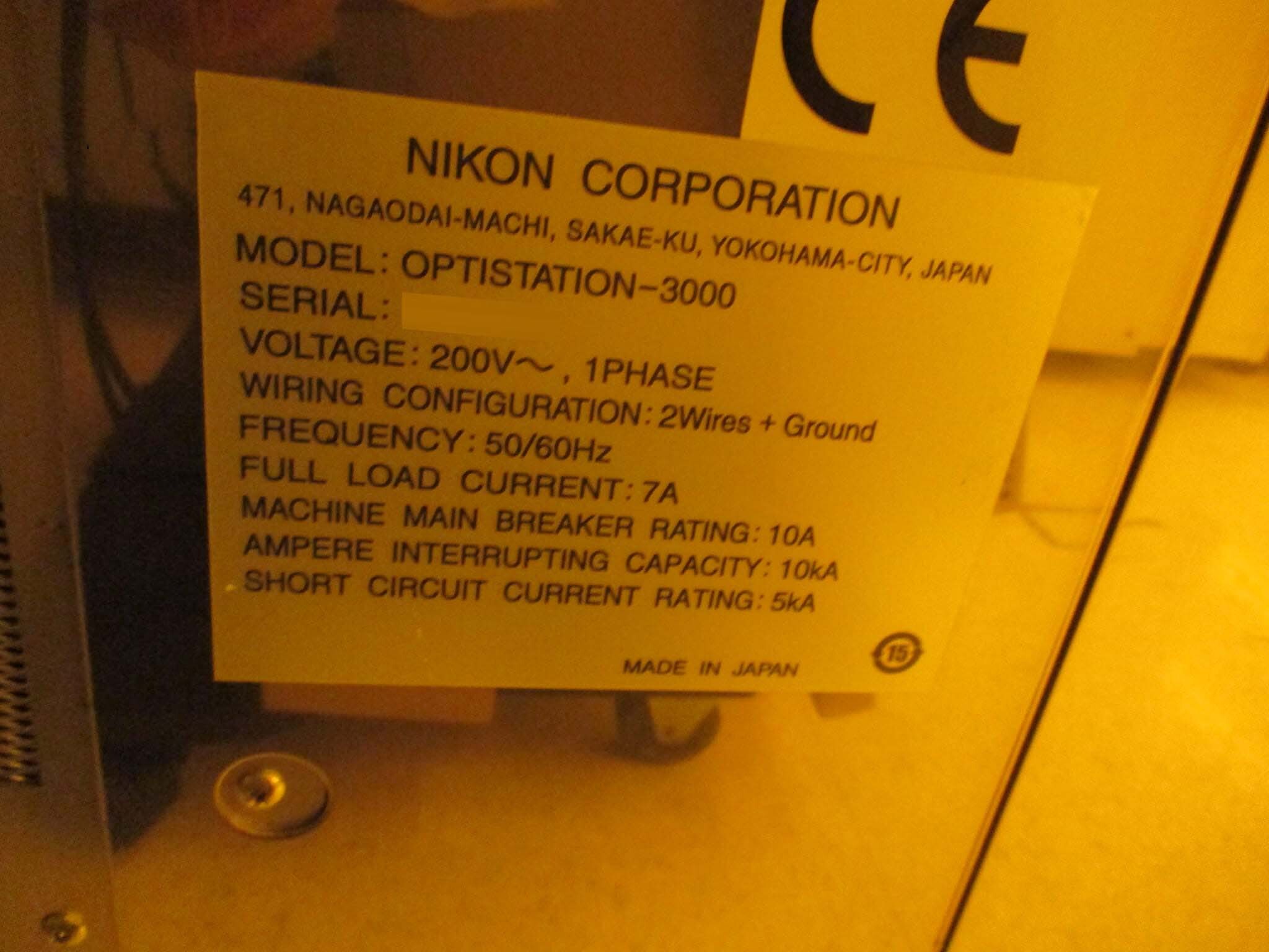 圖為 已使用的 NIKON Optistation 3000 待售