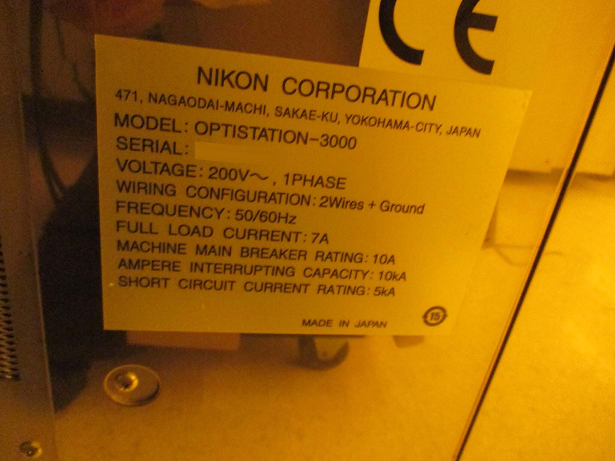 Photo Used NIKON Optistation 3000 For Sale