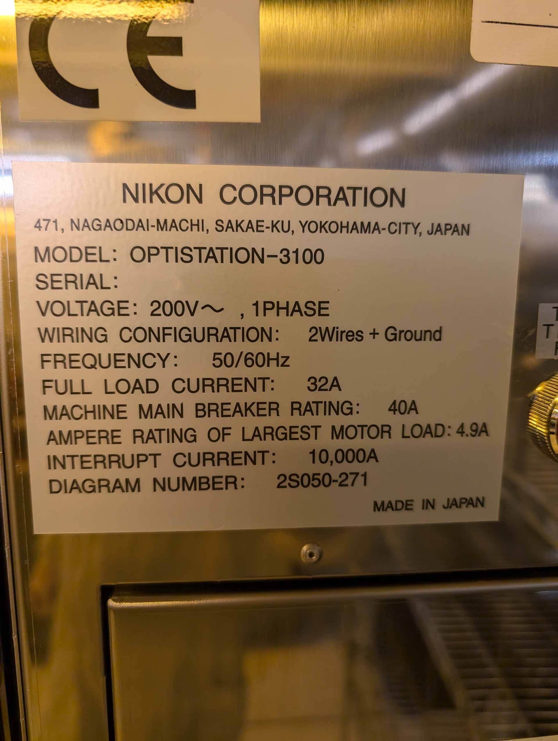 图为 已使用的 NIKON Optistation 3100 待售