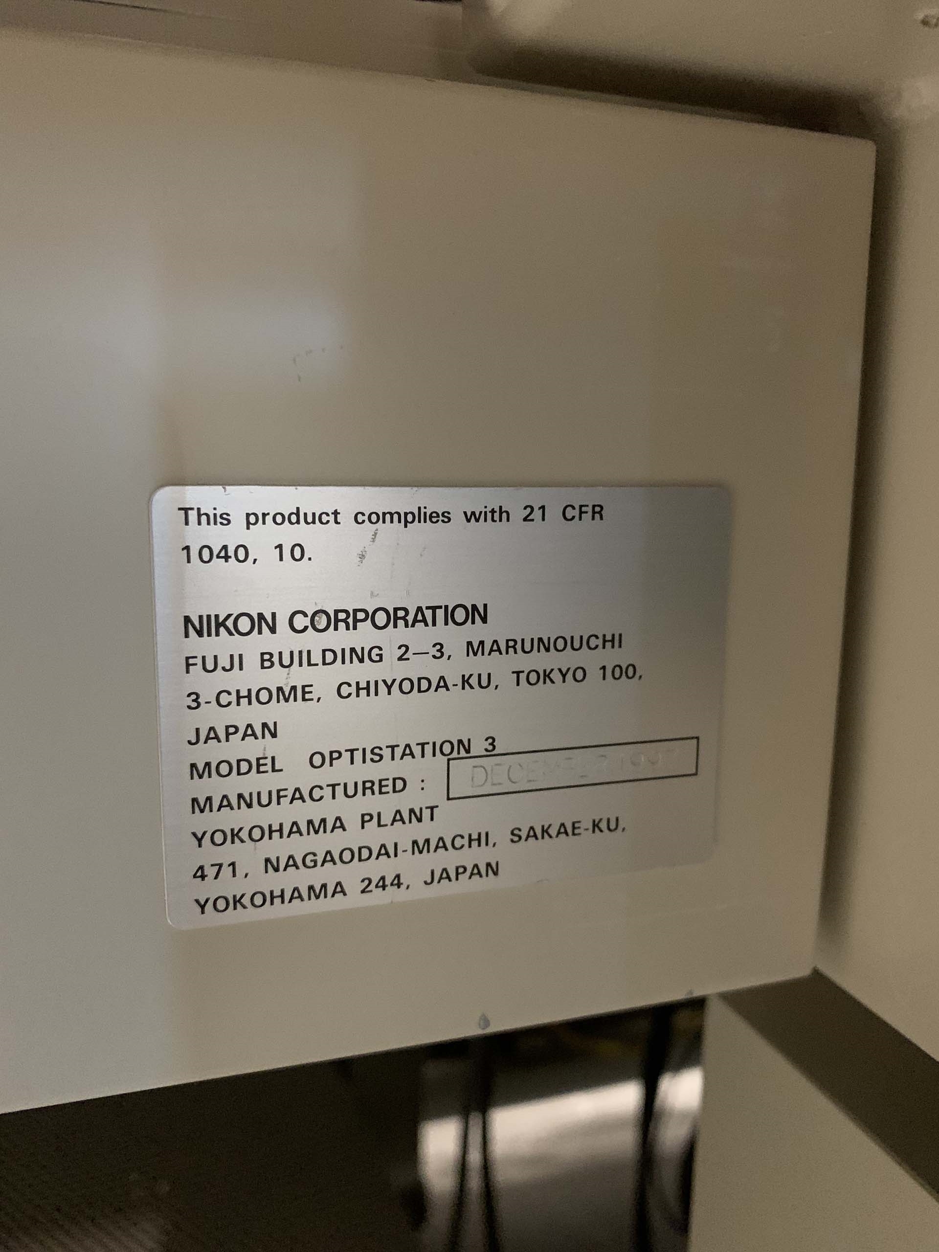 圖為 已使用的 NIKON Optistation 3 待售