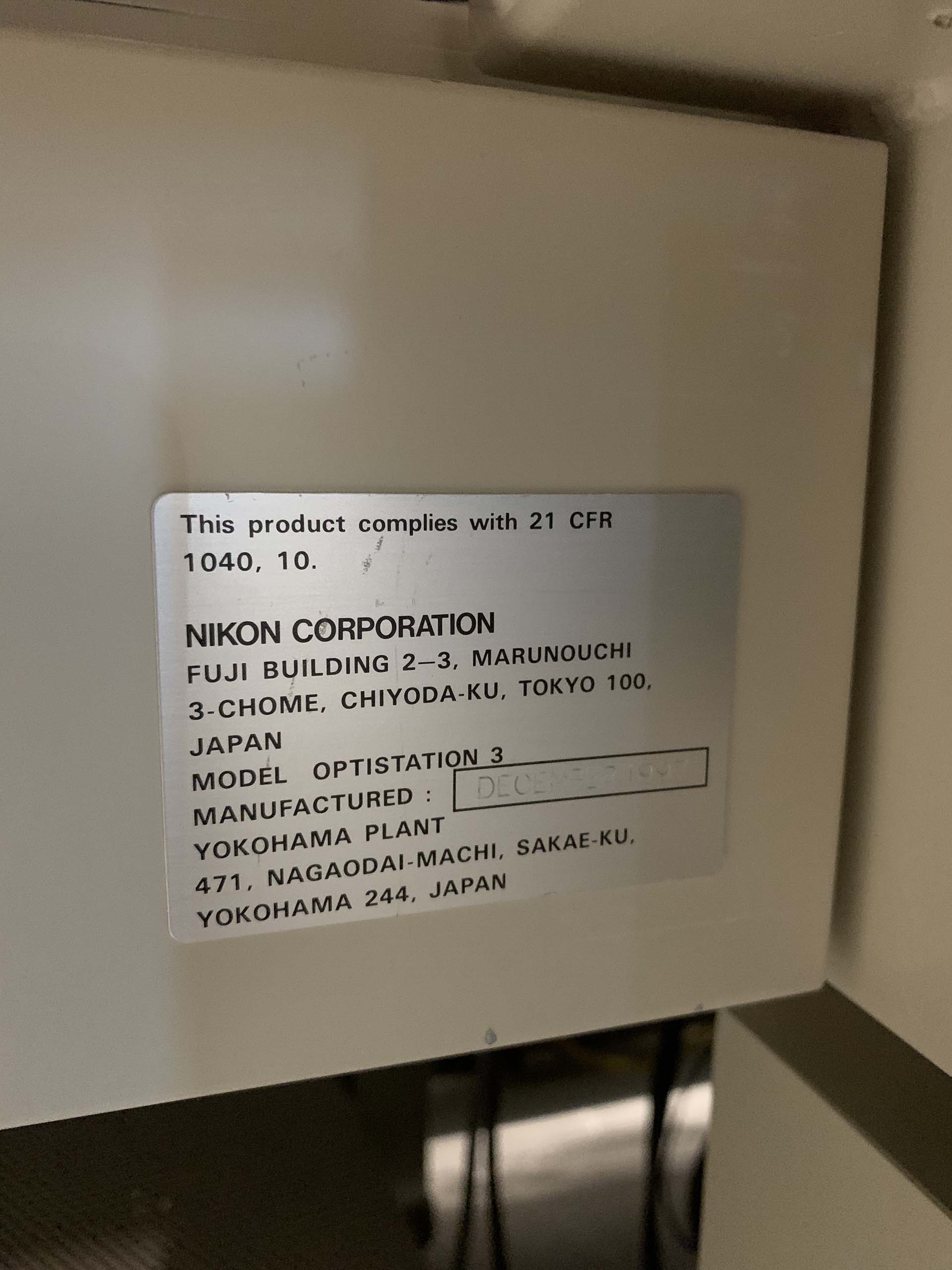 사진 사용됨 NIKON Optistation 3 판매용