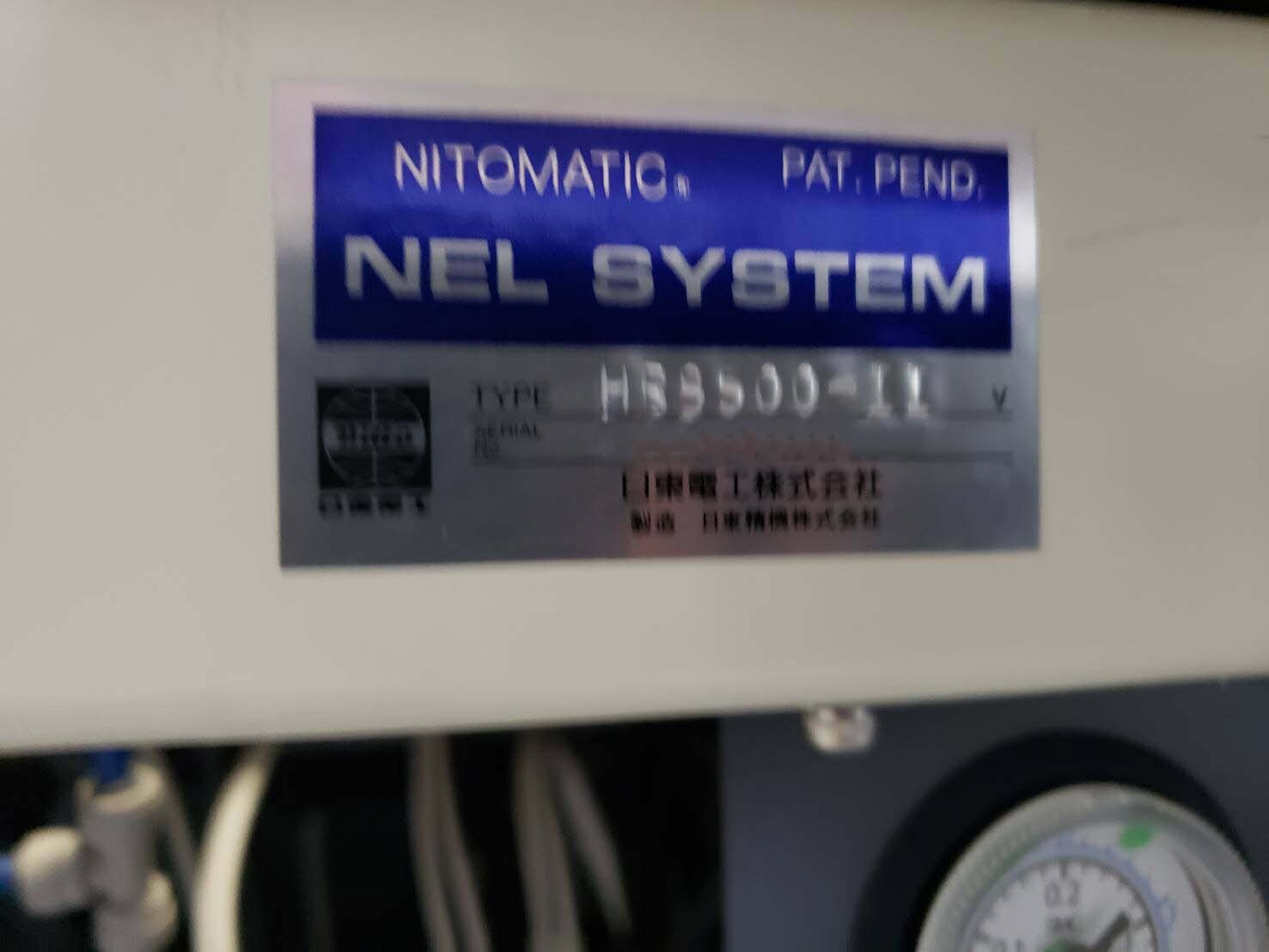 Photo Used NITTO DENKO NEL SYSTEM HR 8500 II For Sale