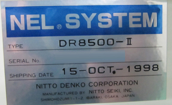 圖為 已使用的 NITTO DR 8500 II 待售