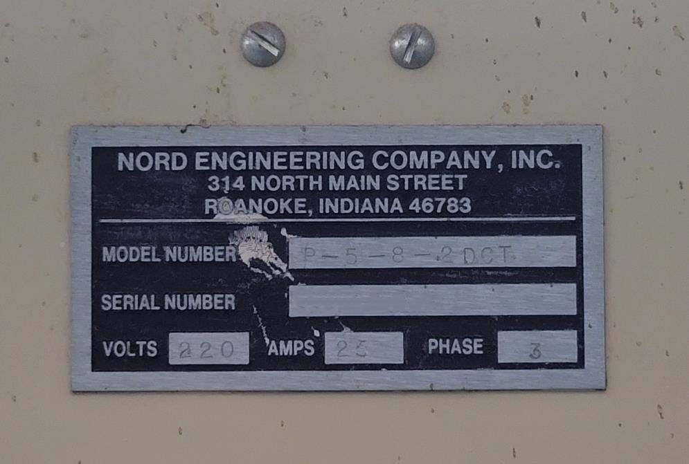 图为 已使用的 NORD ENGINEERING P-5-8-2DCT 待售