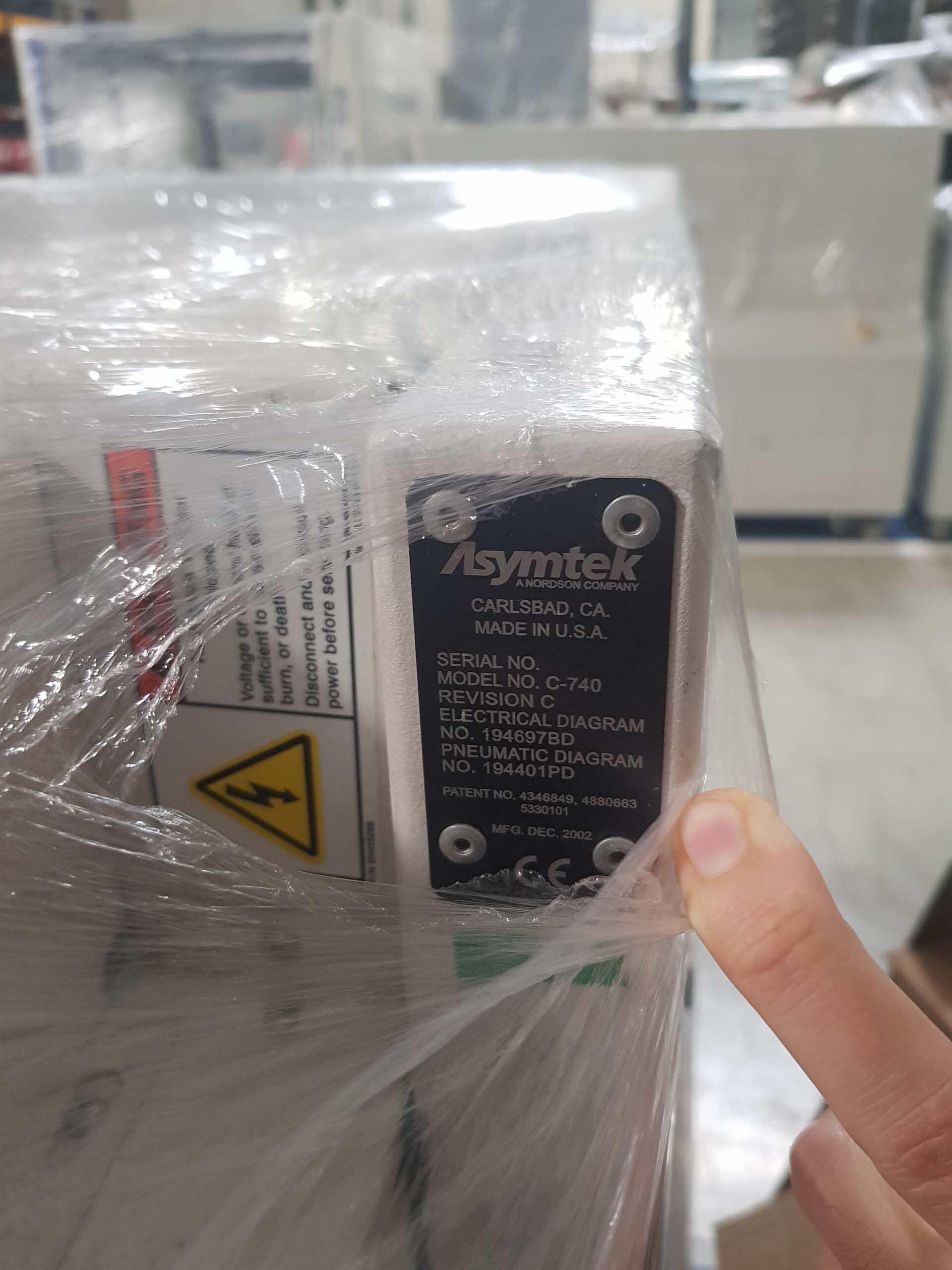 圖為 已使用的 NORDSON / ASYMTEK C 740 待售
