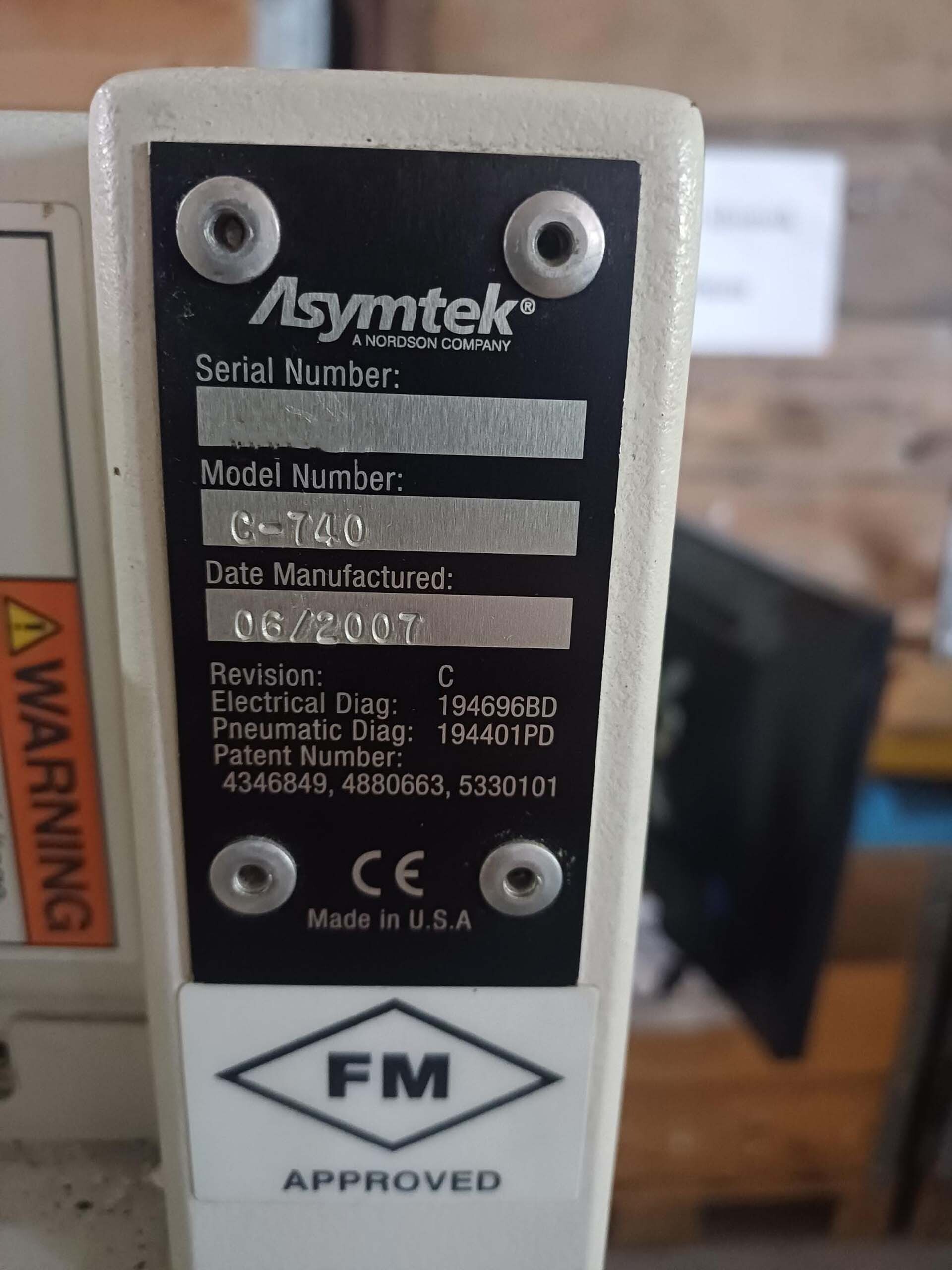 フォト（写真） 使用される NORDSON / ASYMTEK C 740 販売のために