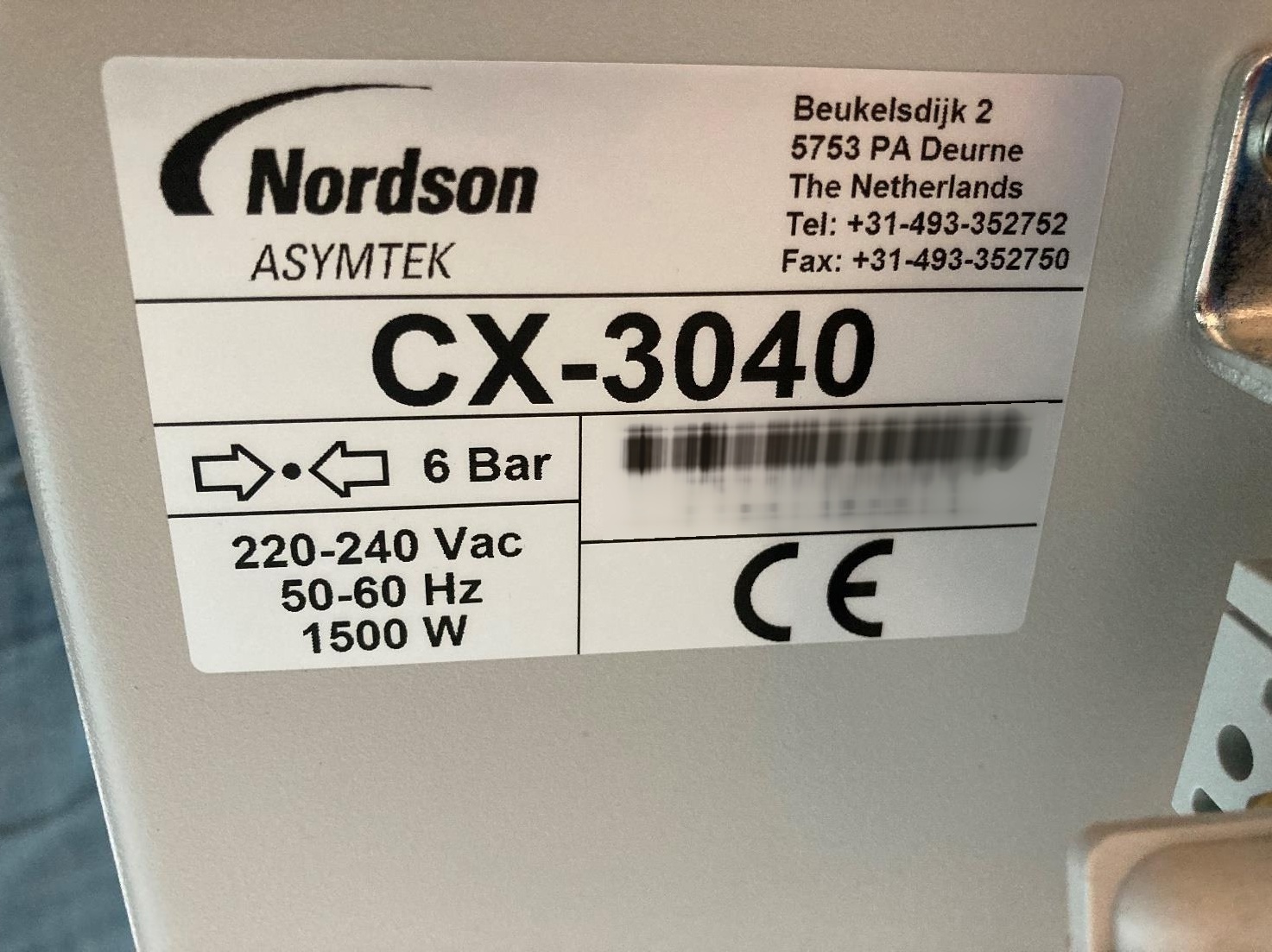 圖為 已使用的 NORDSON / ASYMTEK CX-3040 待售