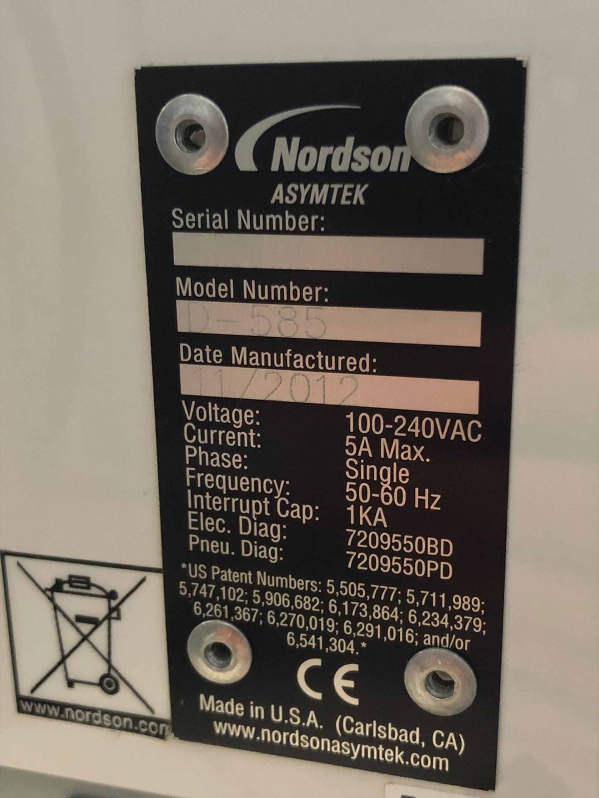 图为 已使用的 NORDSON / ASYMTEK DispenseMate-585 待售