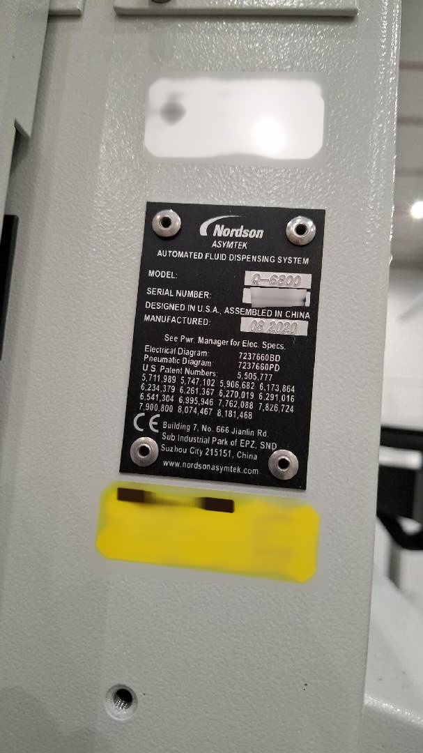 图为 已使用的 NORDSON / ASYMTEK Q-6800 待售