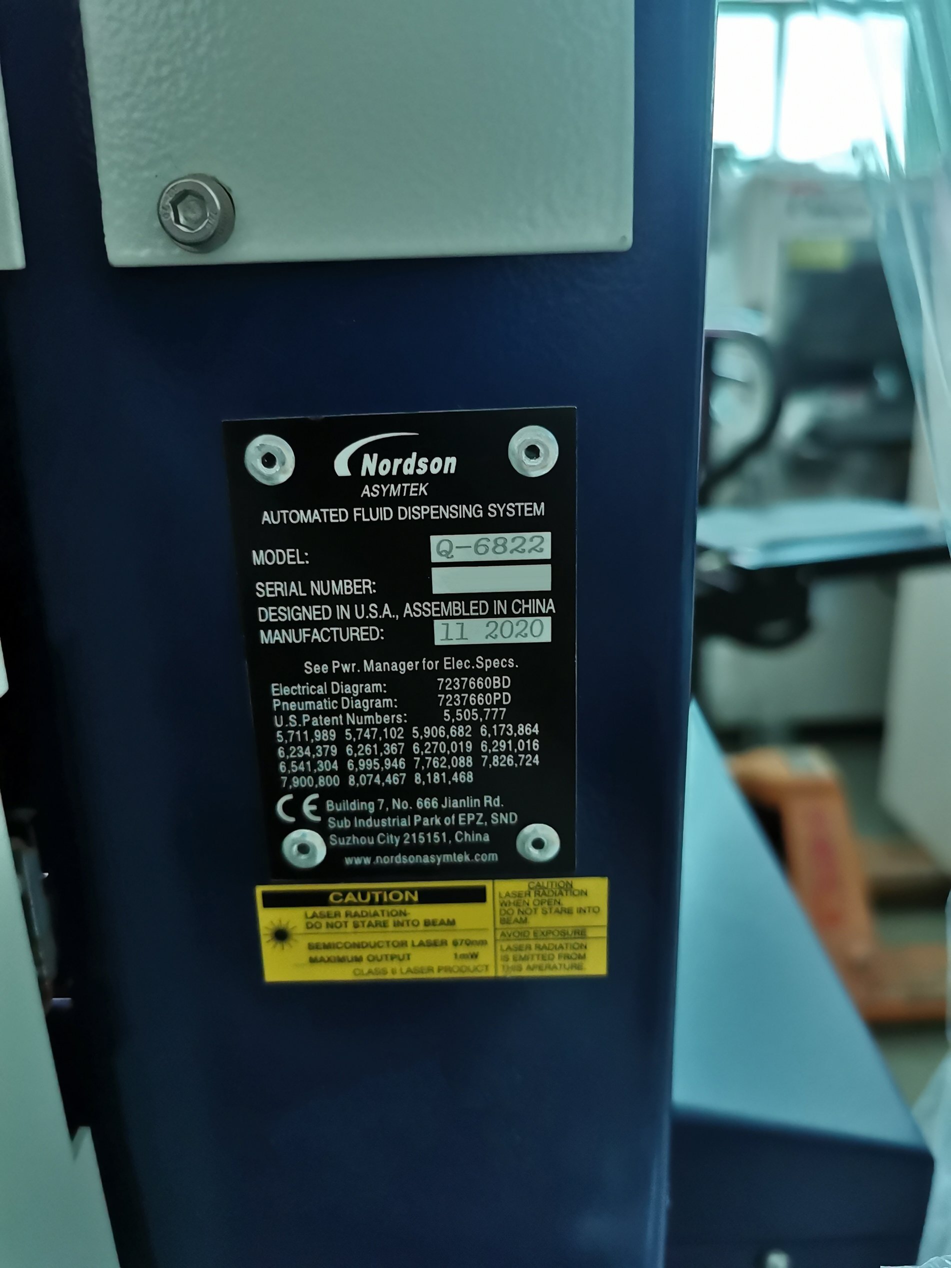 圖為 已使用的 NORDSON / ASYMTEK Quantum Q 6822 待售