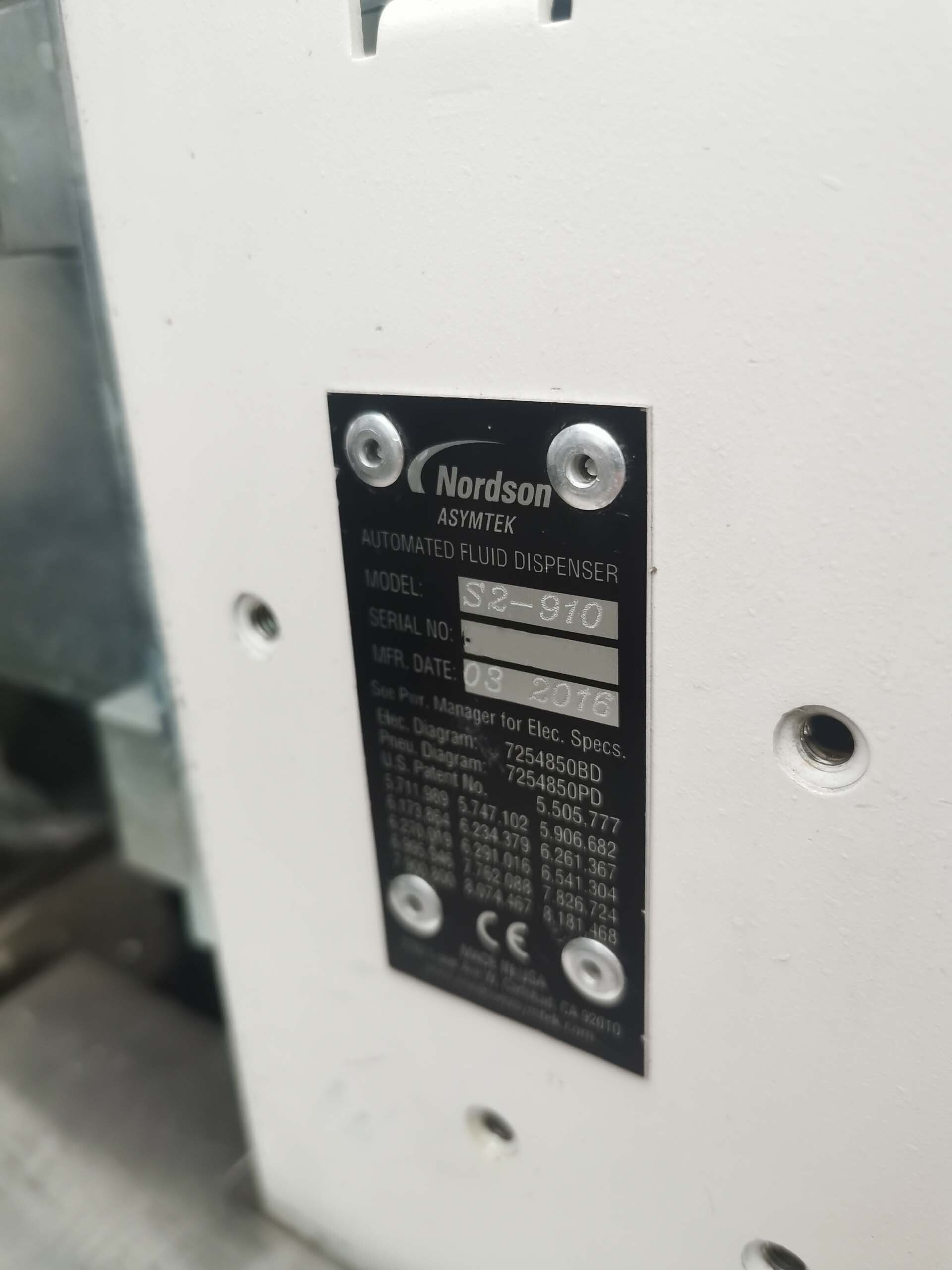 Photo Used NORDSON / ASYMTEK Spectrum S2-910 For Sale