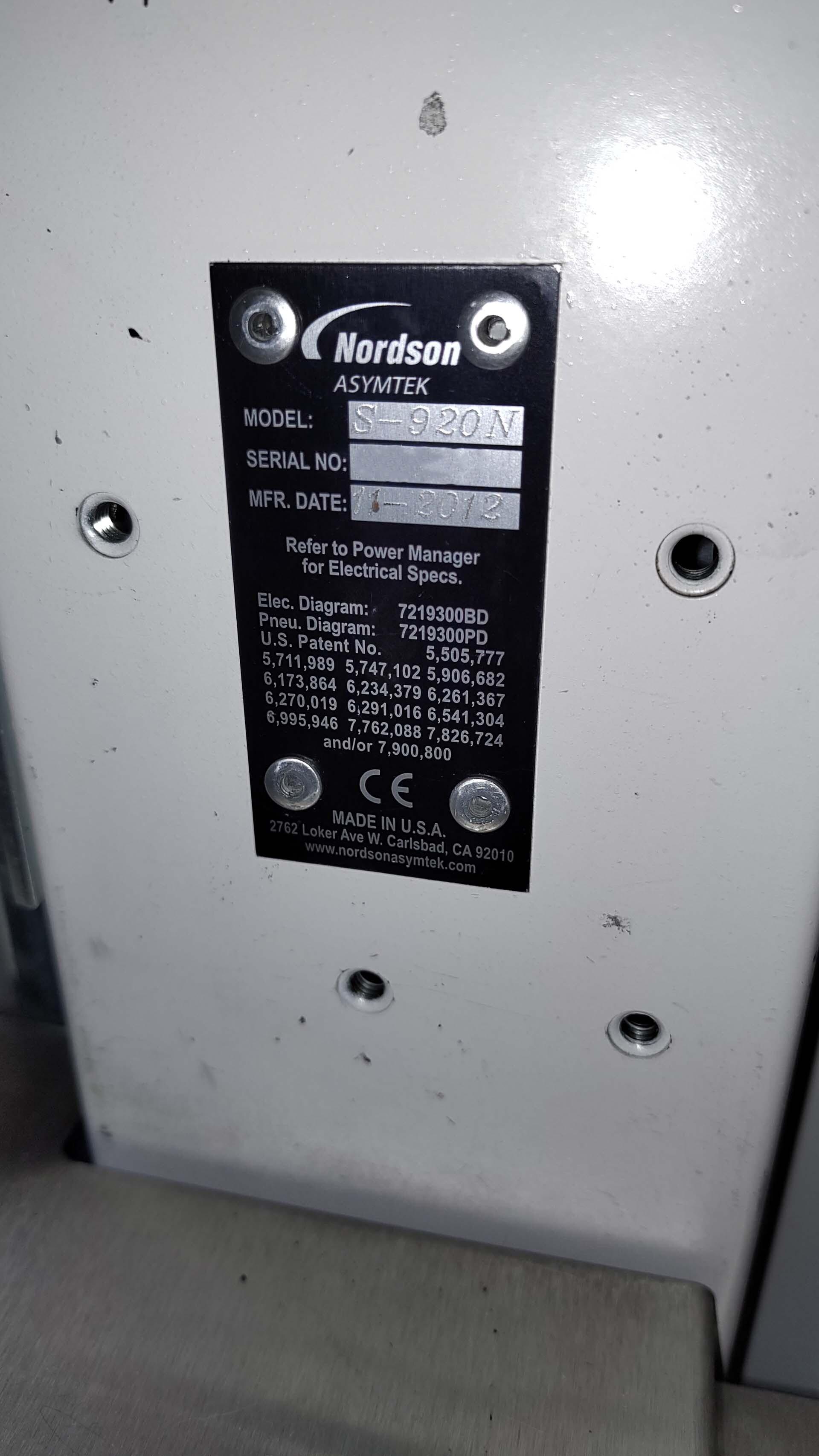 Foto Verwendet NORDSON / ASYMTEK Spectrum S-920N Zum Verkauf