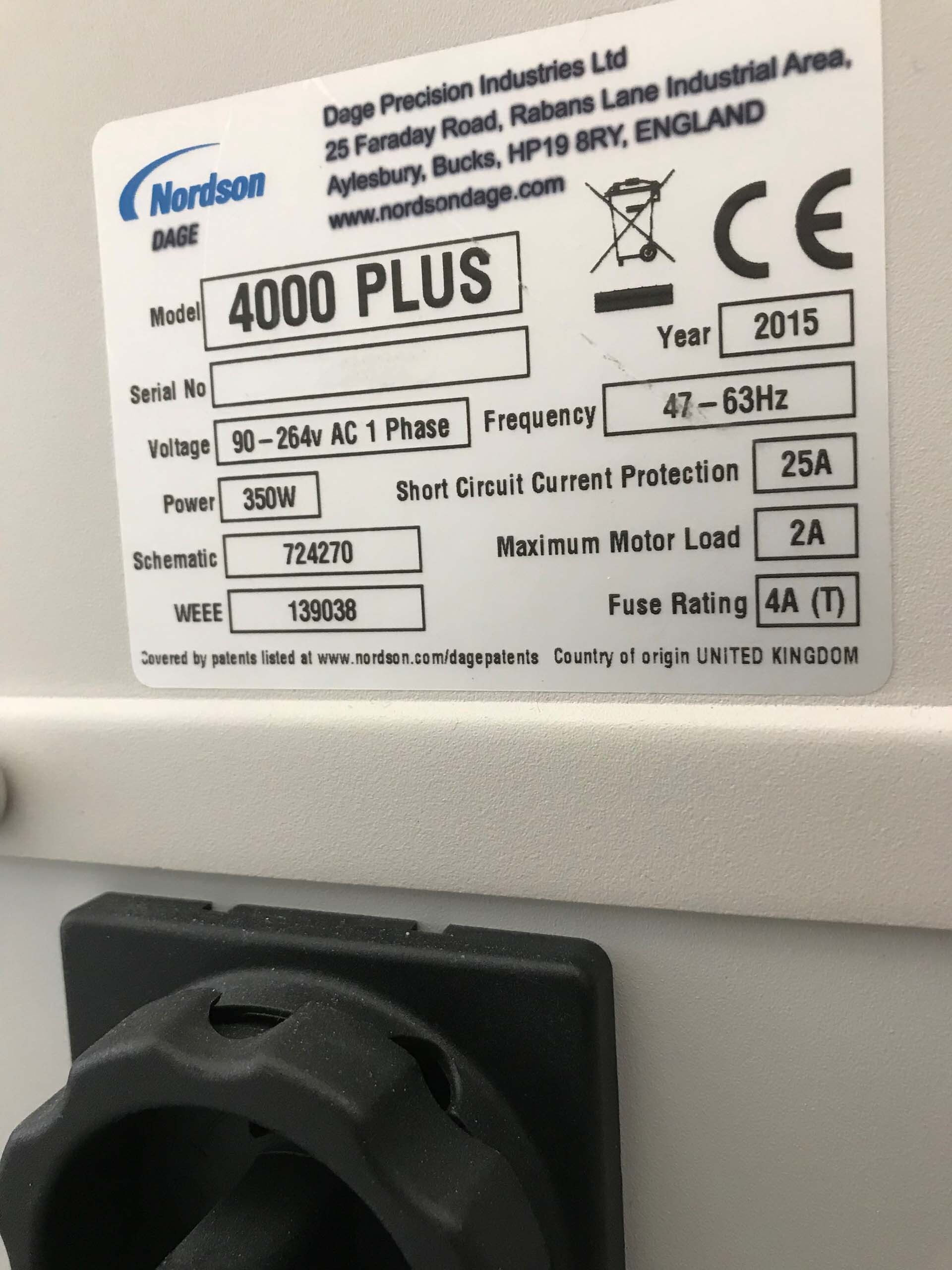 Photo Utilisé NORDSON / DAGE 4000 PLUS À vendre