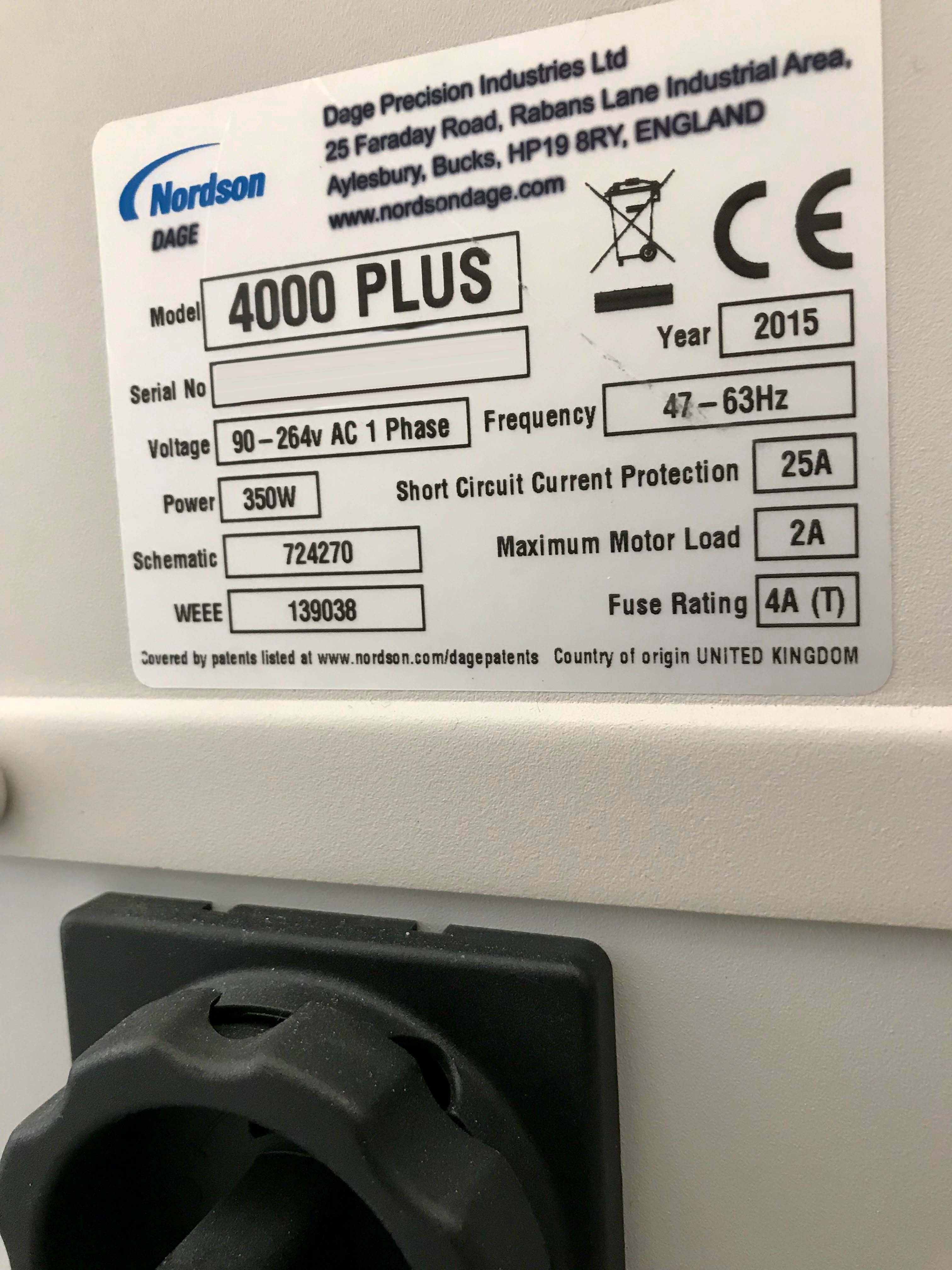 Photo Utilisé NORDSON / DAGE 4000 PLUS À vendre