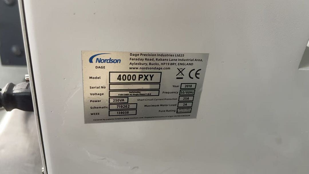 사진 사용됨 NORDSON / DAGE 4000 판매용