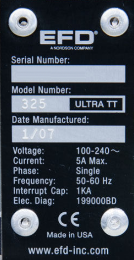 フォト（写真） 使用される NORDSON-EFD 325 Ultra TT 販売のために