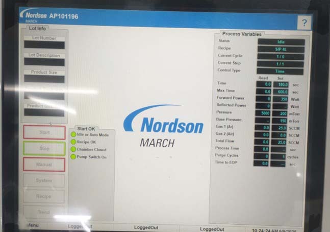 사진 사용됨 NORDSON MARCH AP-1000 판매용