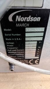 NORDSON MARCH AP-300 #293652419