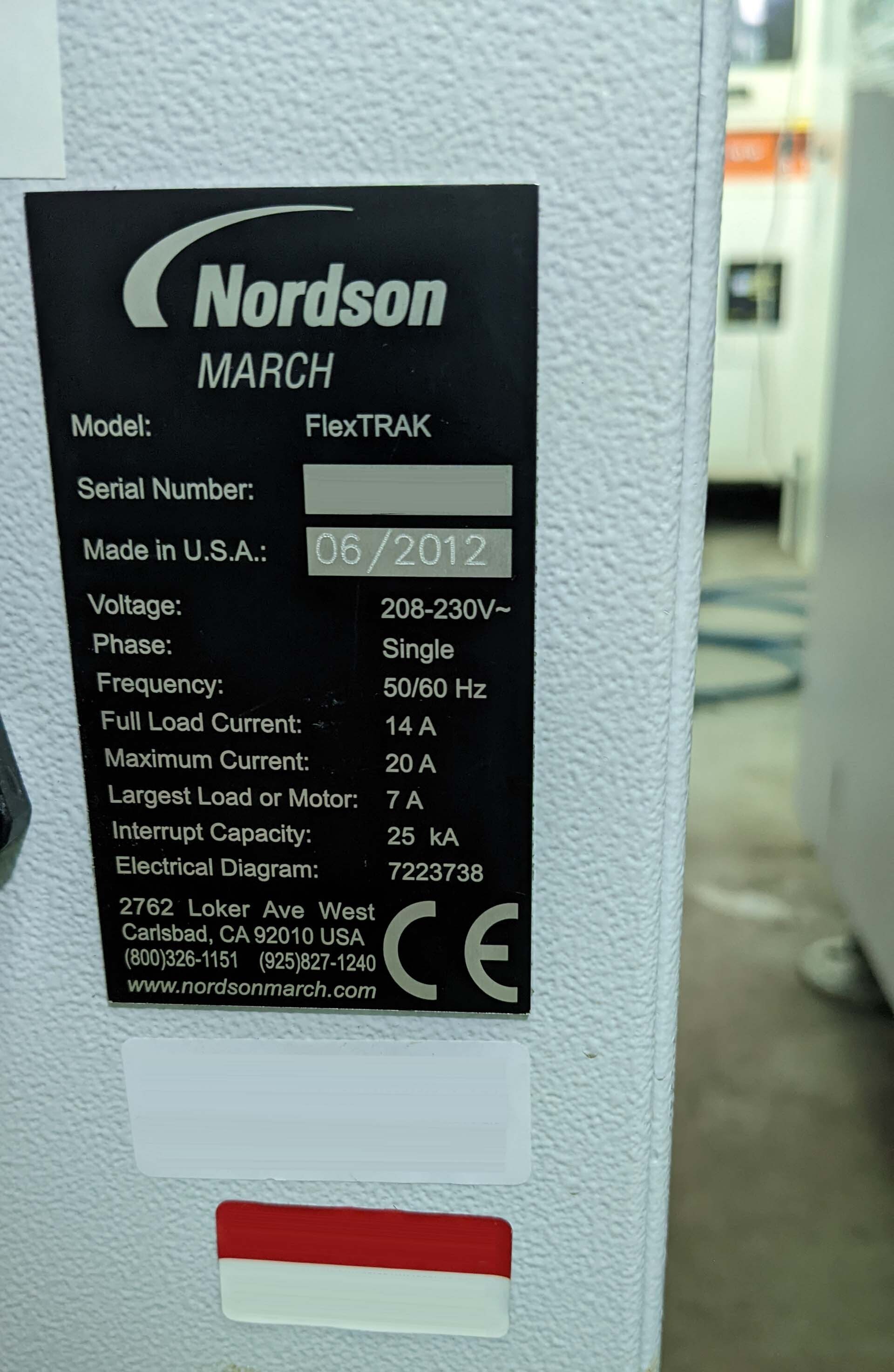 Photo Used NORDSON MARCH FlexTRAK For Sale