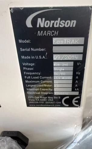 Foto Verwendet NORDSON / MARCH FasTRAK Zum Verkauf