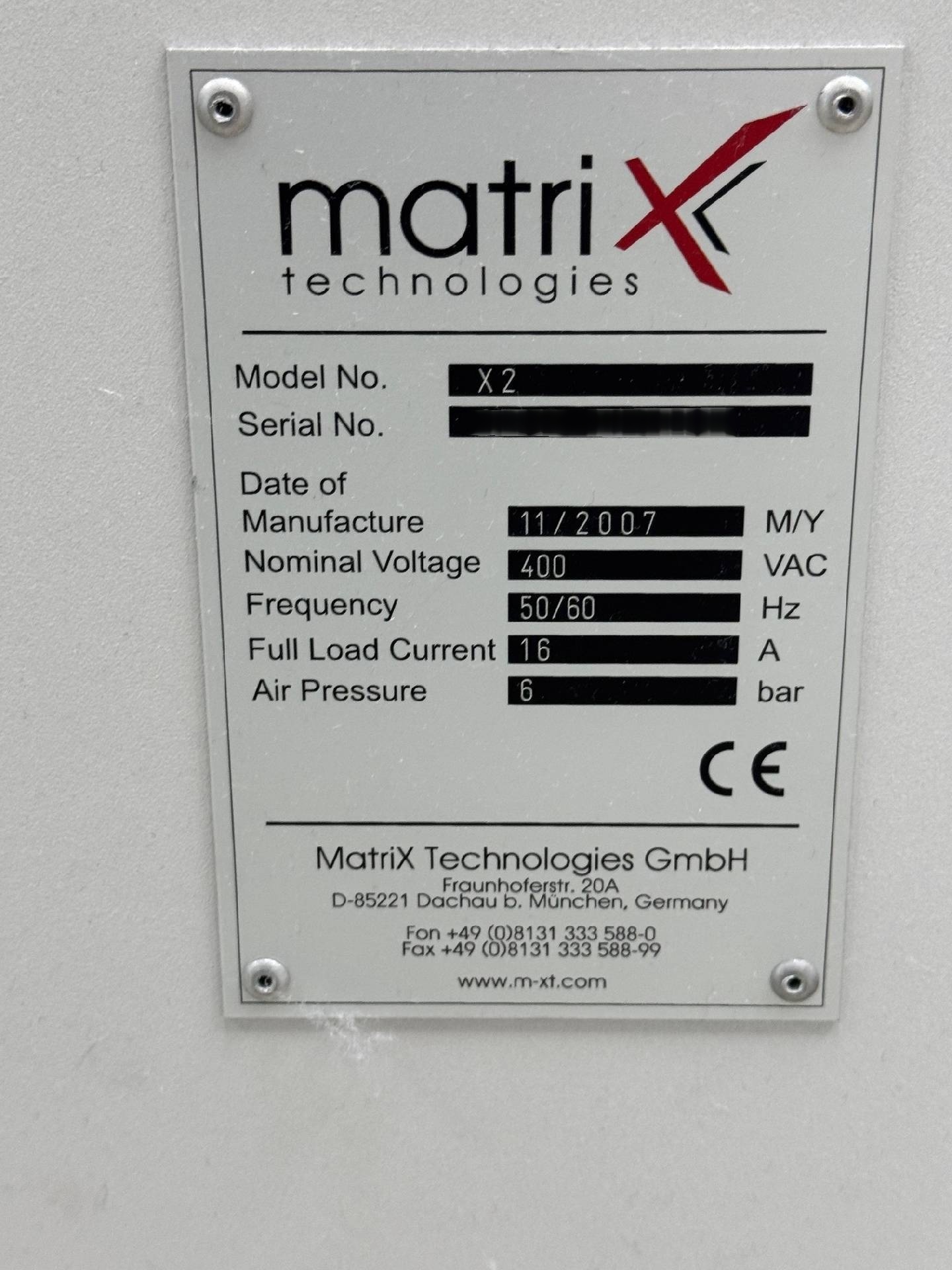 圖為 已使用的 NORDSON / MATRIX / YESTECH X2 待售