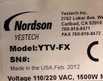 フォト（写真） 使用される NORDSON / YESTECH YTV-FX 販売のために