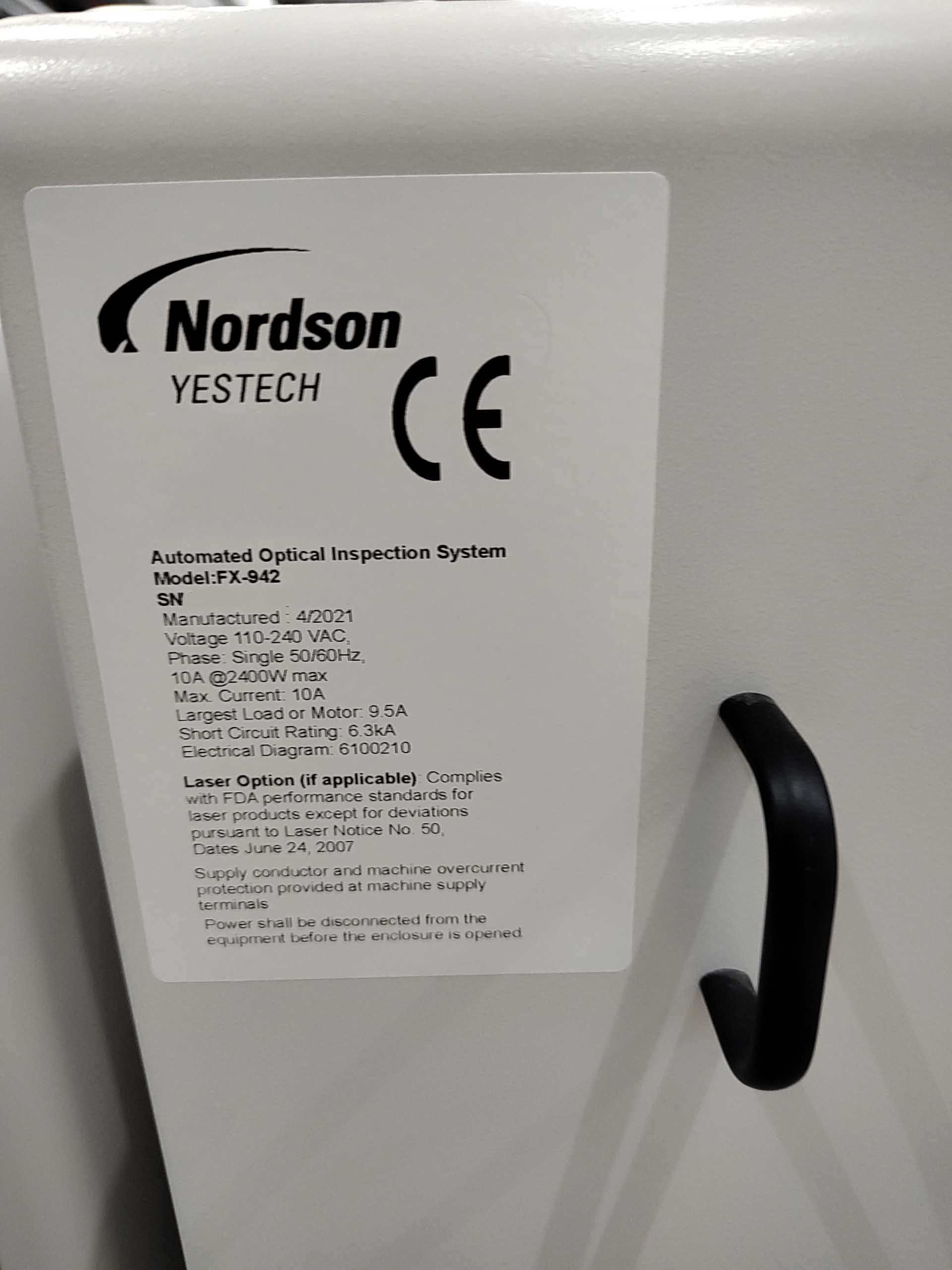 사진 사용됨 NORDSON / YESTECH FX-942 판매용