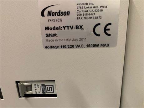 Photo Used NORDSON / YESTECH YTV-BX For Sale