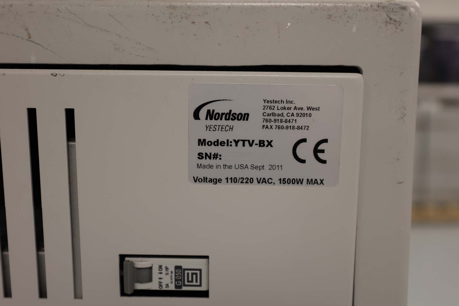 圖為 已使用的 NORDSON / YESTECH YTV-BX 待售