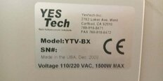 Photo Used NORDSON / YESTECH YTV-BX For Sale