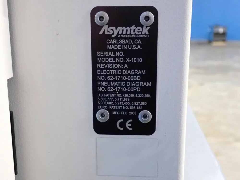 圖為 已使用的 NORDSON / ASYMTEK X-1010 待售