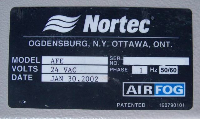 Photo Used NORTEC AirFog For Sale