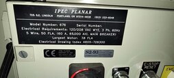Photo Used NOVELLUS / IPEC / WESTECH / SPEEDFAM 676 For Sale