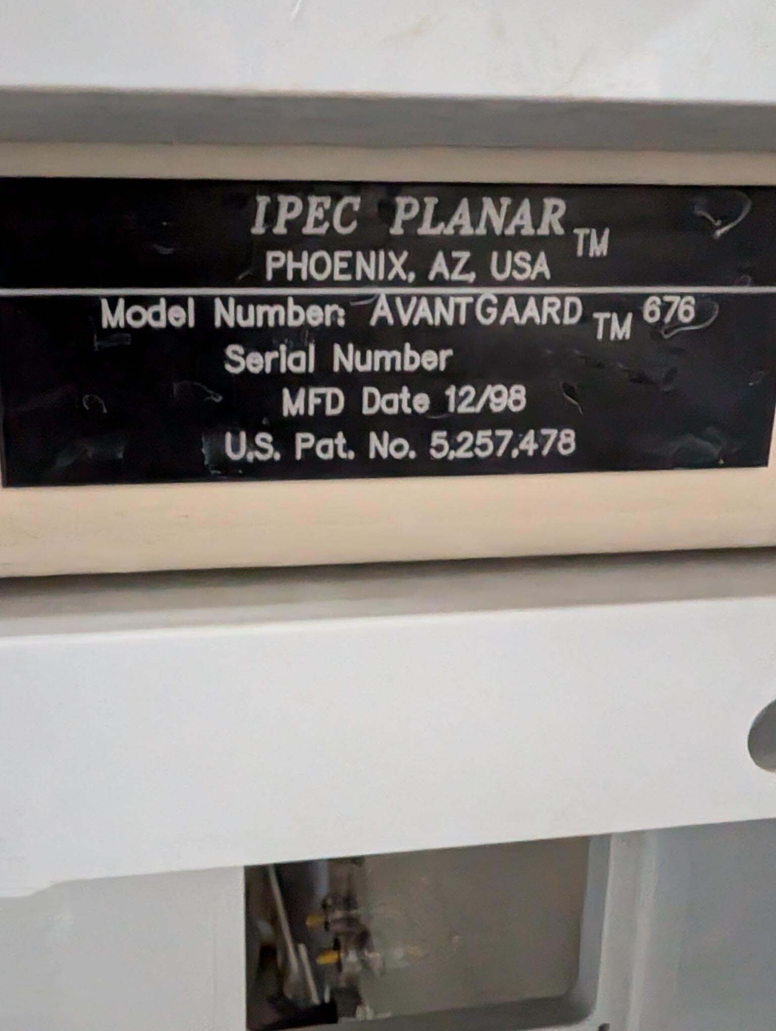 图为 已使用的 NOVELLUS / IPEC / WESTECH / SPEEDFAM Avantgaard 676 待售