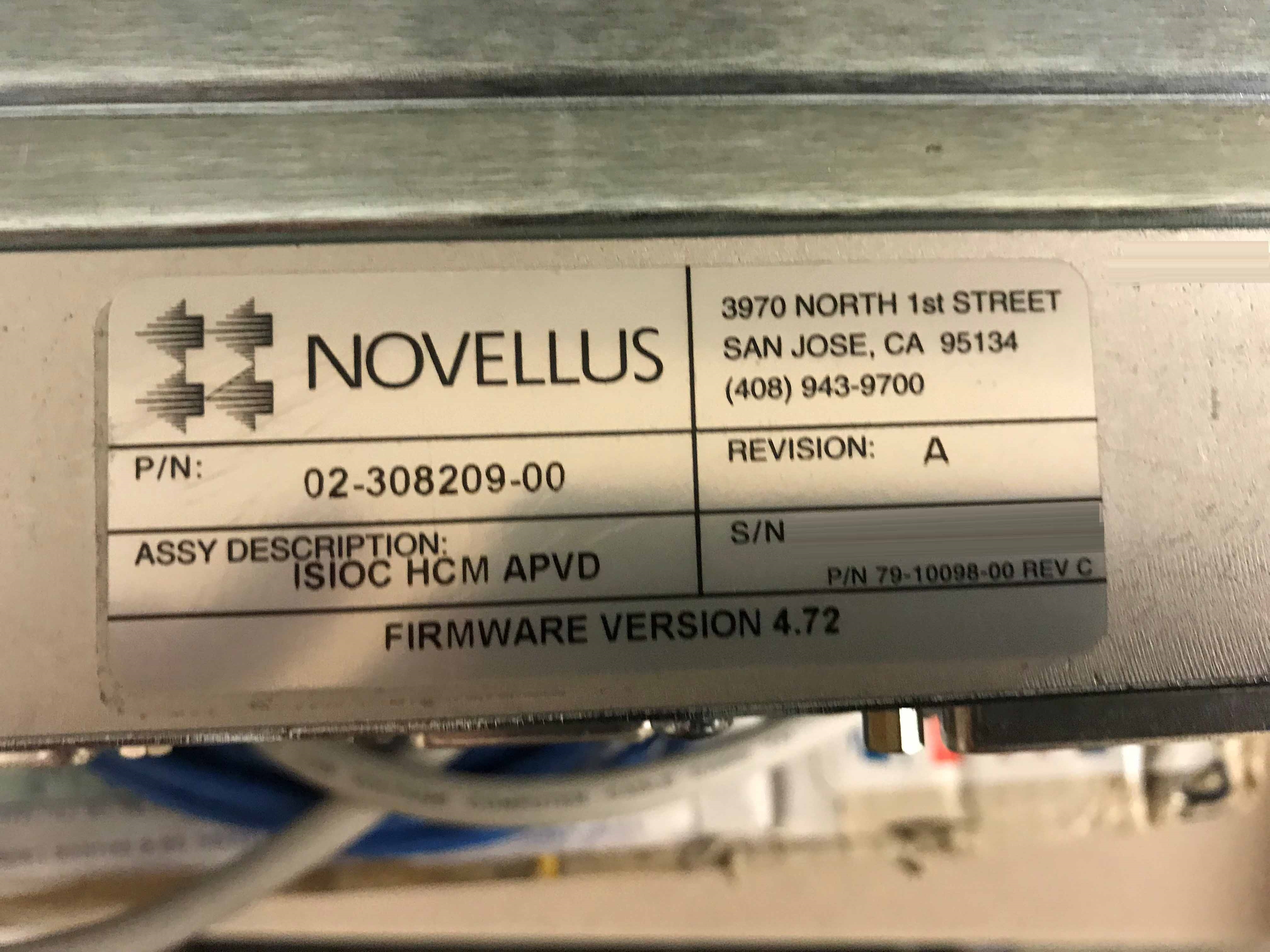 Photo Used NOVELLUS 02-308209-00 For Sale
