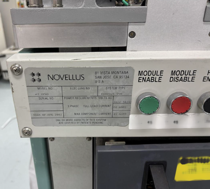 Foto Verwendet NOVELLUS CONCEPT 2 Sequel Zum Verkauf