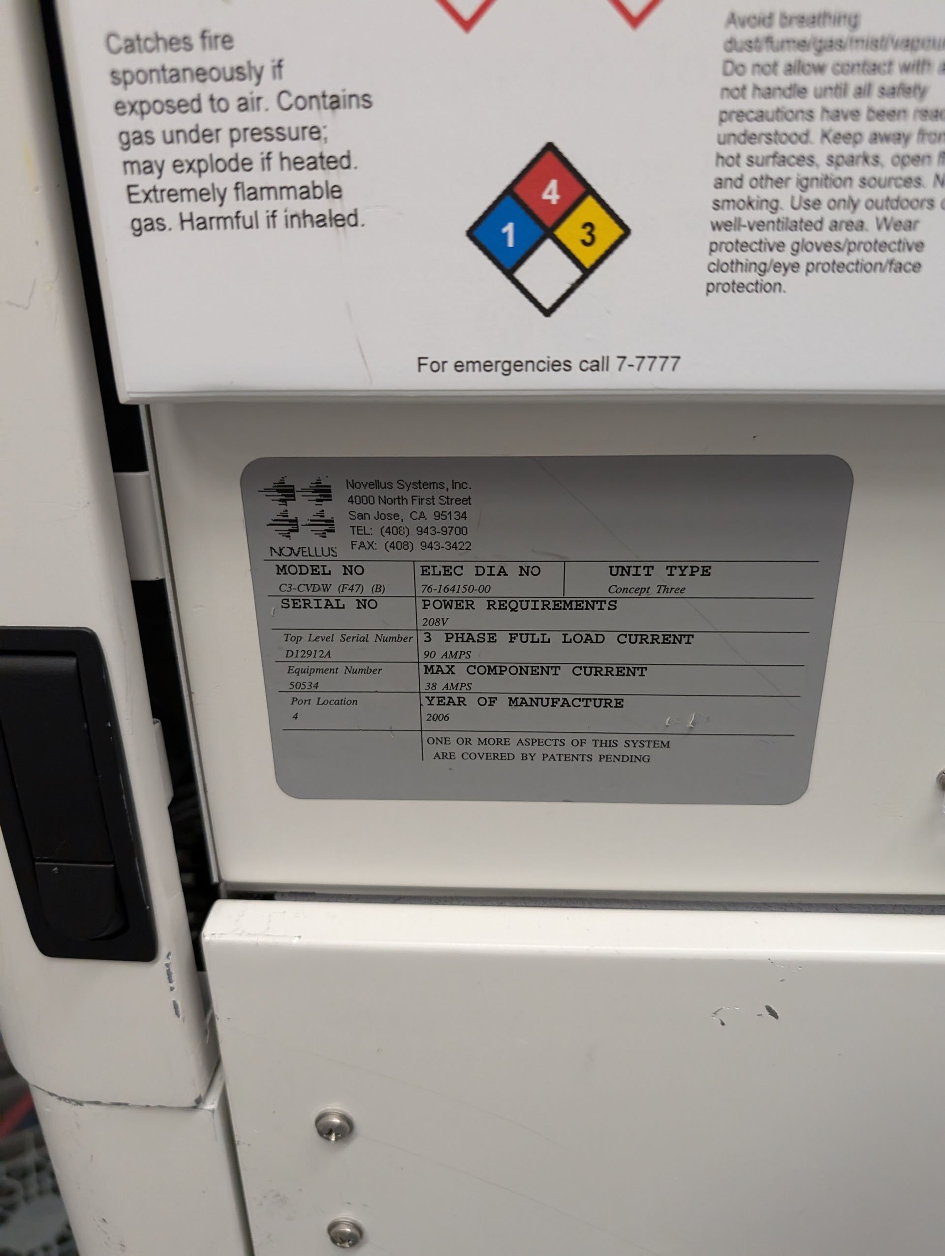 Photo Used NOVELLUS Concept 3 Altus For Sale