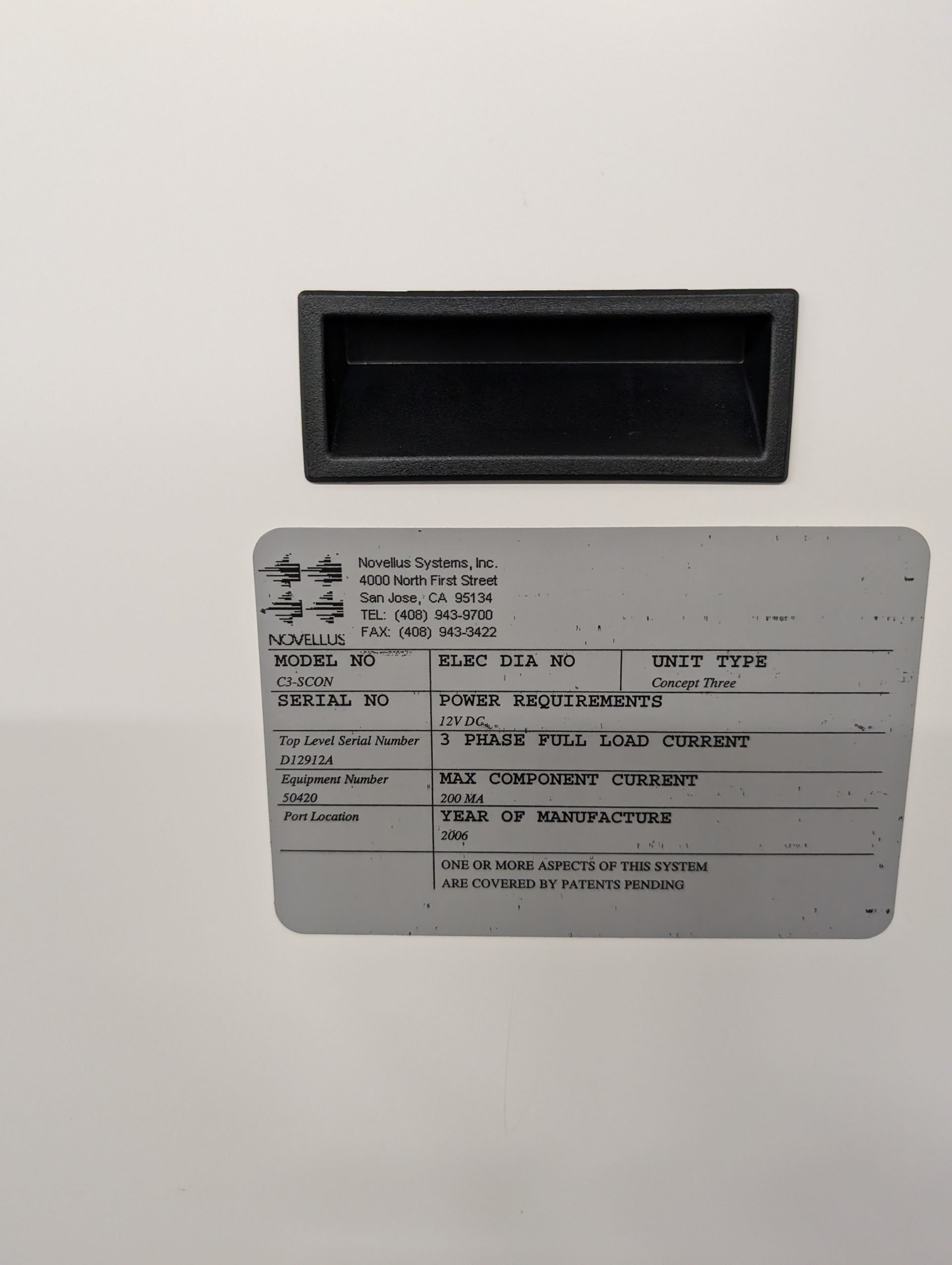 Photo Used NOVELLUS Concept 3 Altus For Sale