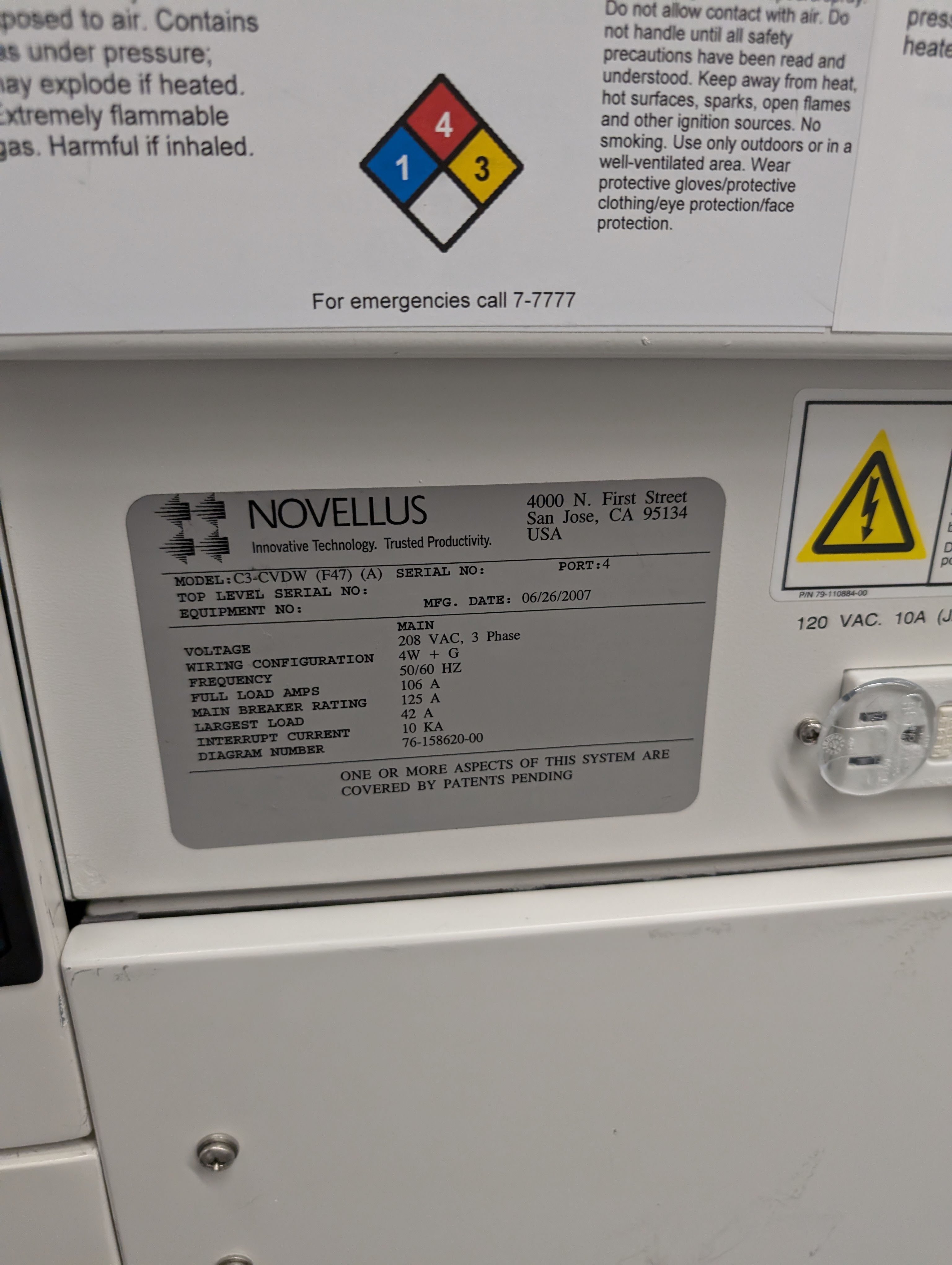 사진 사용됨 NOVELLUS Concept 3 Altus 판매용