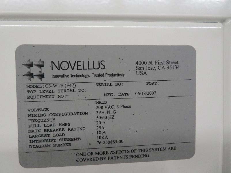 사진 사용됨 NOVELLUS Concept 3 Altus 판매용