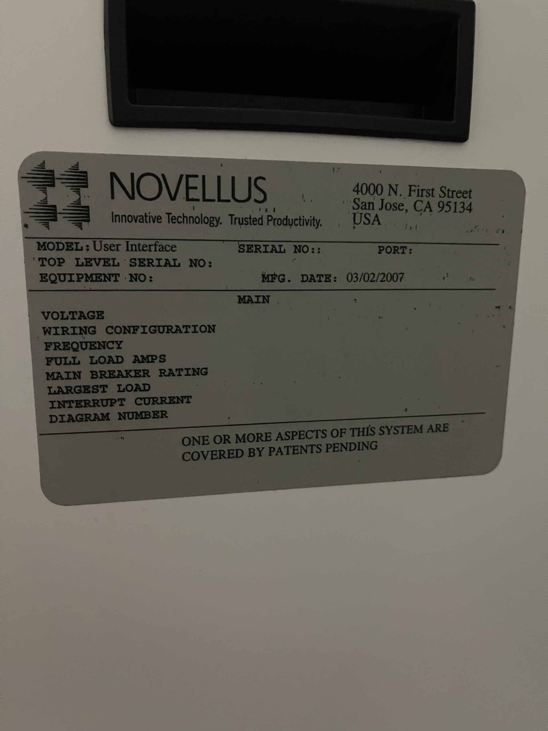 Photo Used NOVELLUS Concept 3 Vector Express For Sale