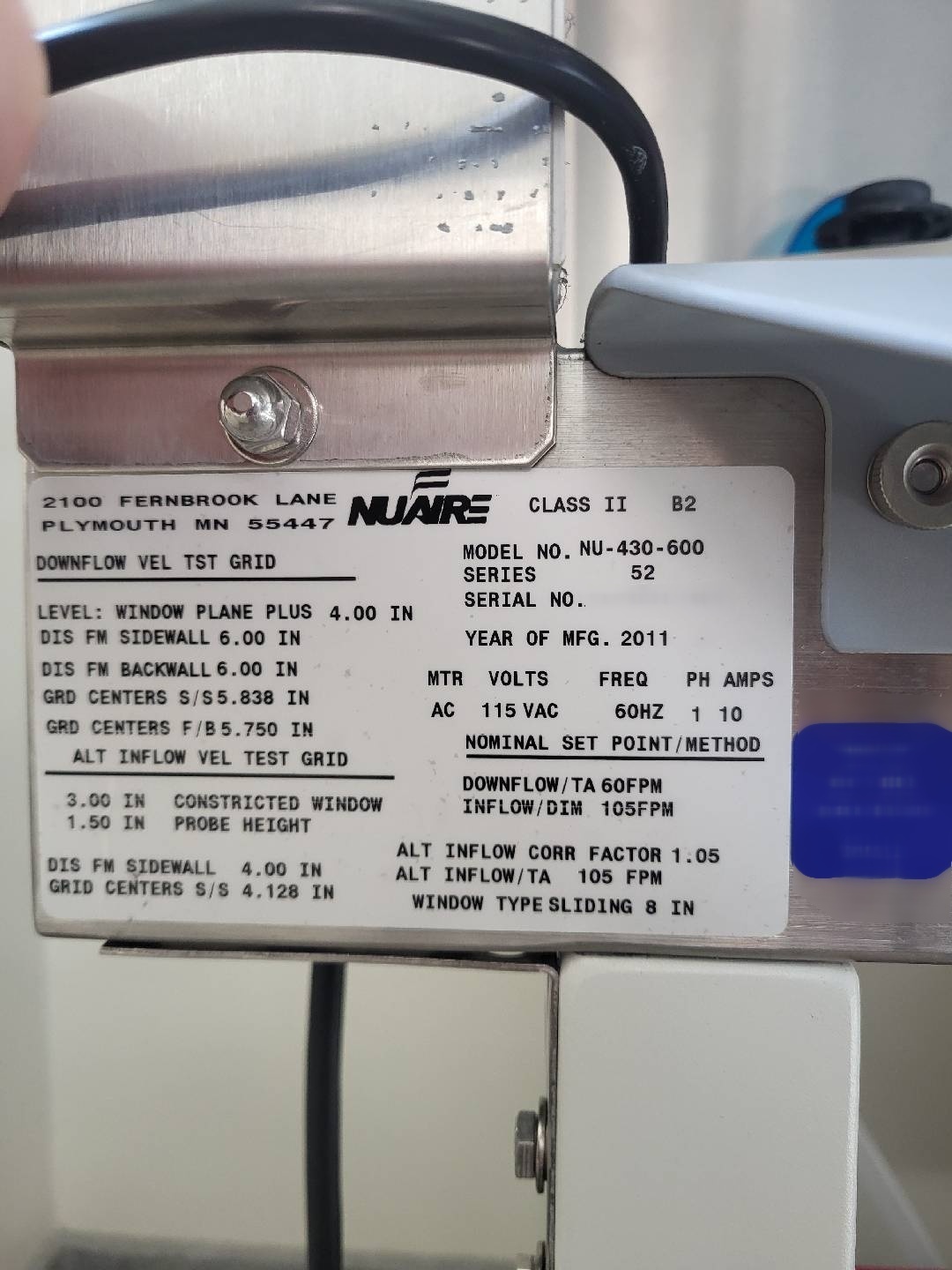 圖為 已使用的 NUAIRE NU-430-600 待售
