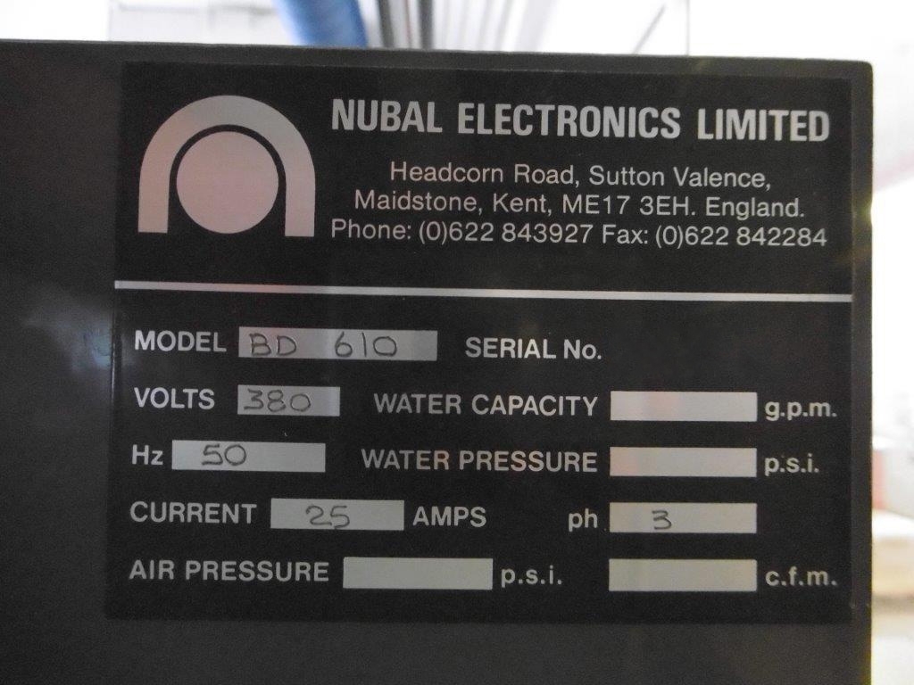 圖為 已使用的 NUBAL BD 610 待售